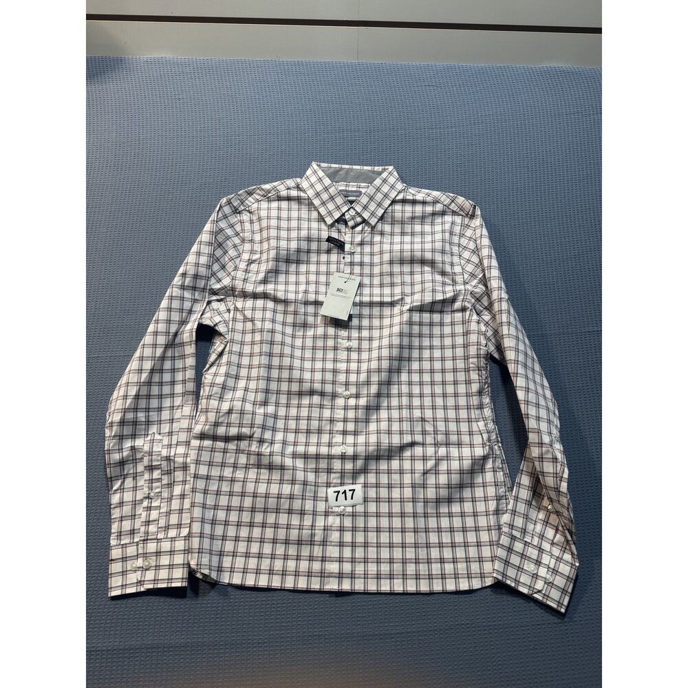 Van Heusen‎ Men's Regular Fit Button Down Collar Dress Shirt Sz M Brand New